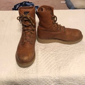 Georgia Boots 8in. Barracuda Gold Wedge Steel Toe Work Boots